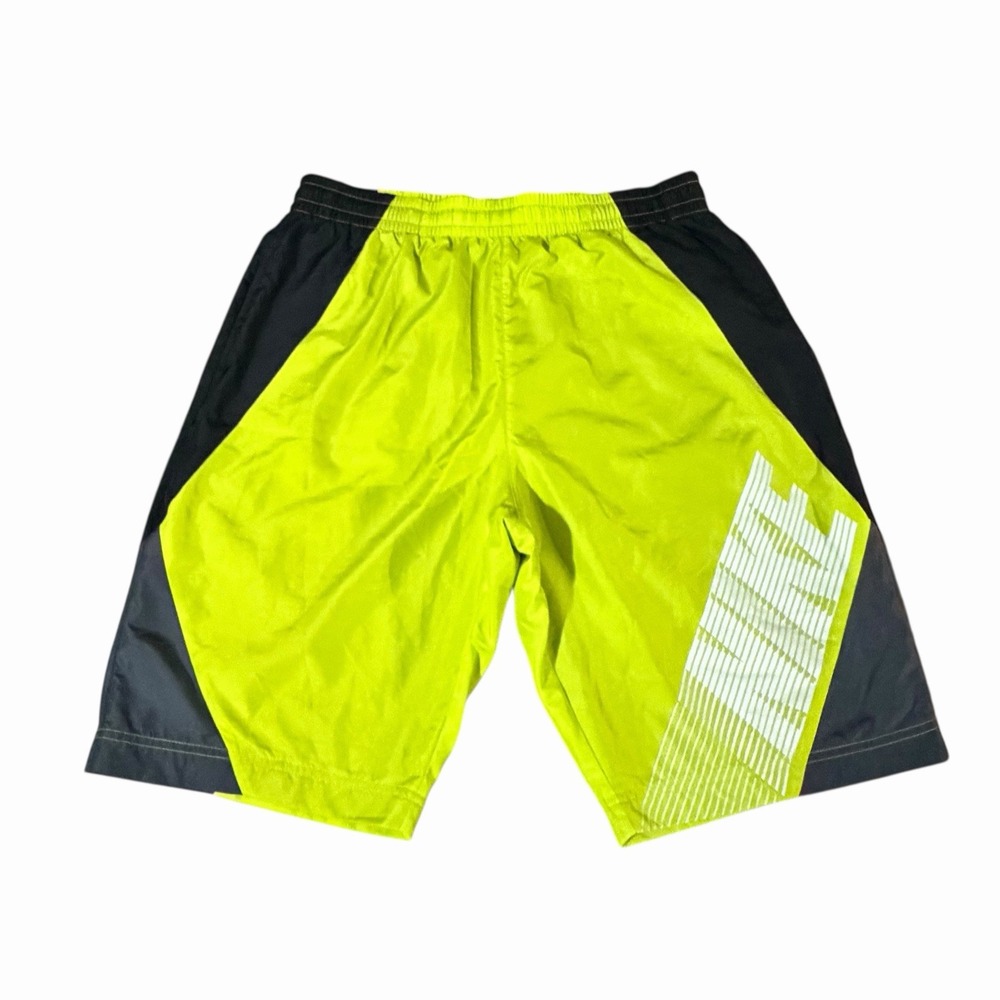 Nike Sportswear Color Block Flow Swim Trunks Yellow Black Men's Size L
